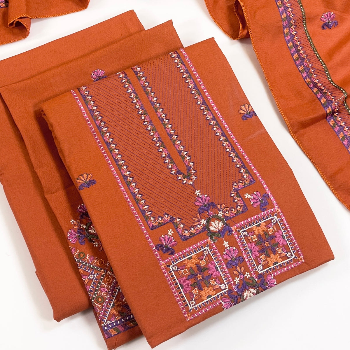 Bareeze Embroidered Dhanak 3PC