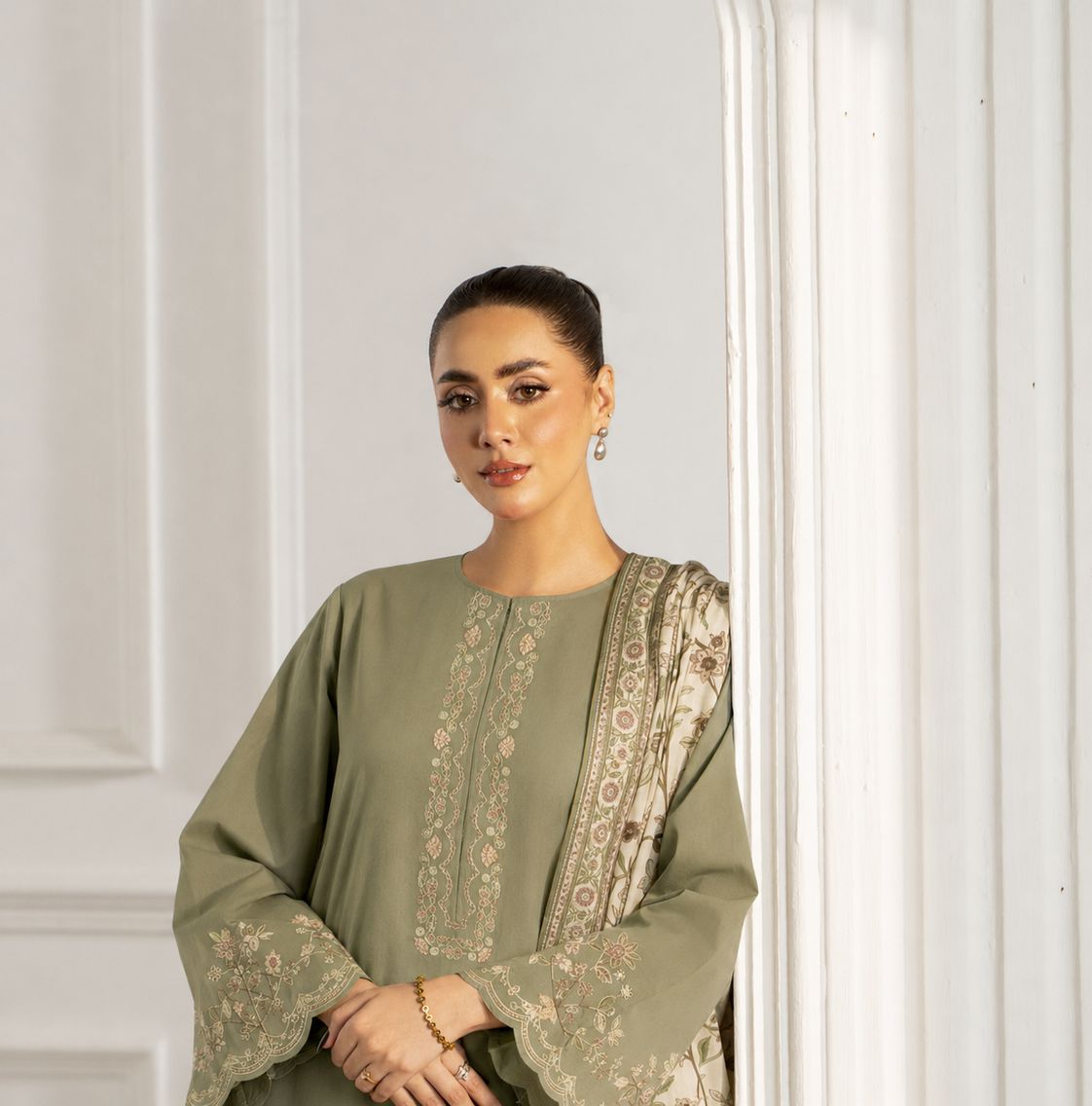 Mushq By Shanaya Digital Printed Linen 3PC