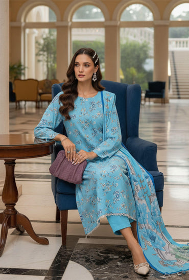 Afreen By Lala Airjet Printed Lawn 3PC