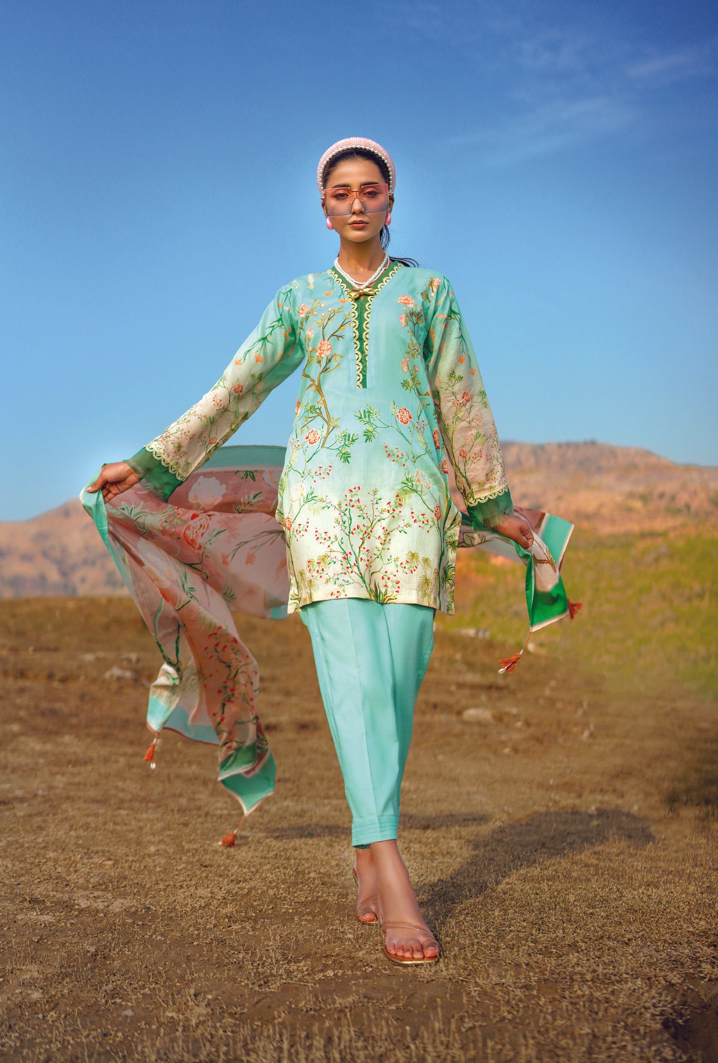 Paltar Digital Printed Lawn 3PC