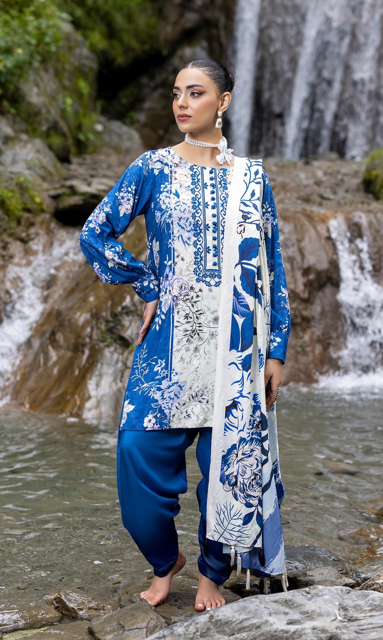 Rang-E-Gul By Paltar Printed Viscose 3PC