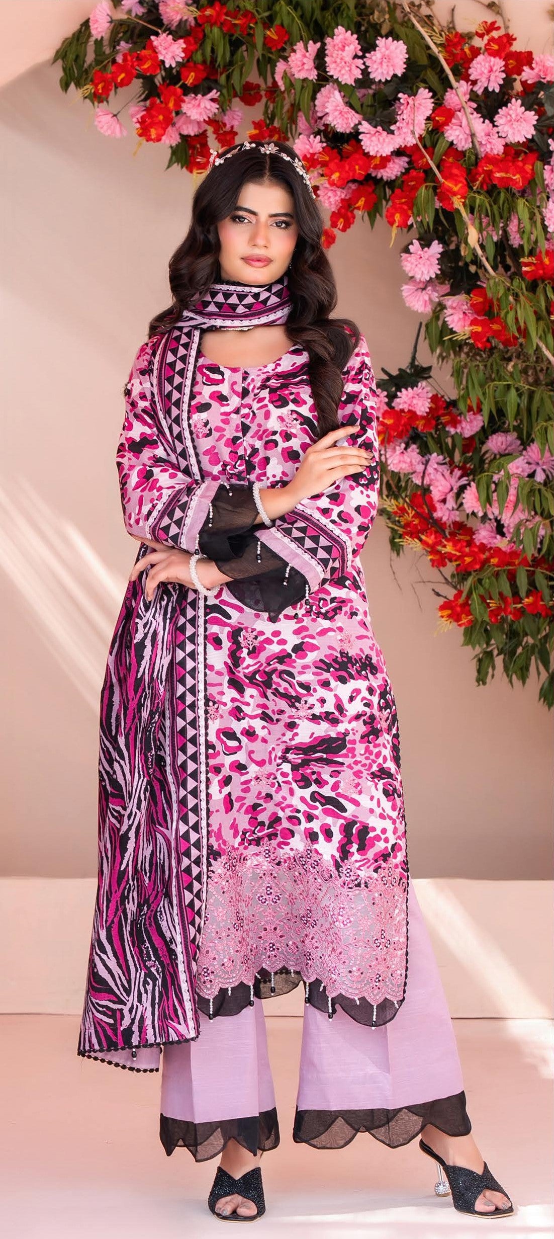 Zesh Airjet Full Embroidered Khaddar 3PC