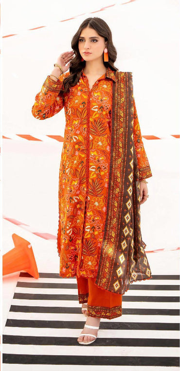 Zesh Airjet Printed Lawn 3PC