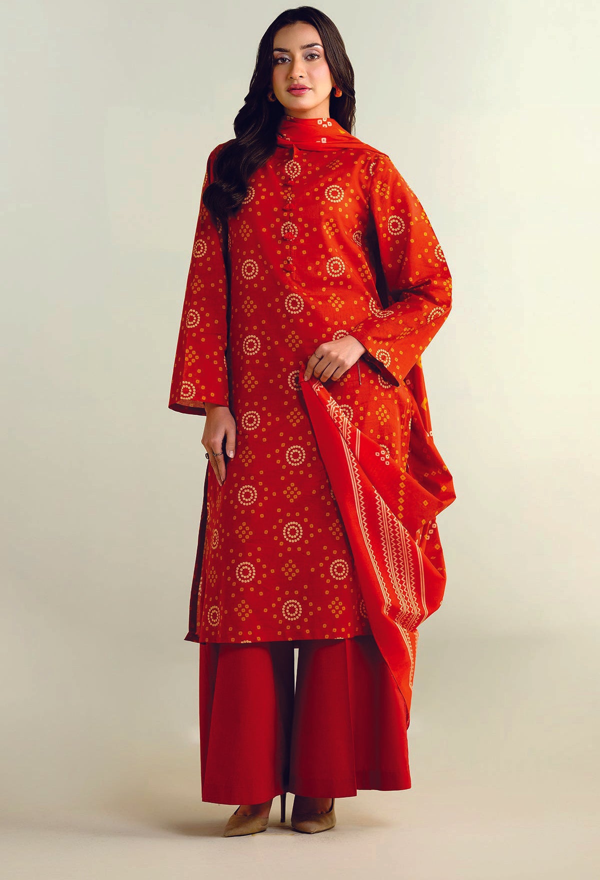 Kayseria Digital Printed Cambric Cotton 3PC