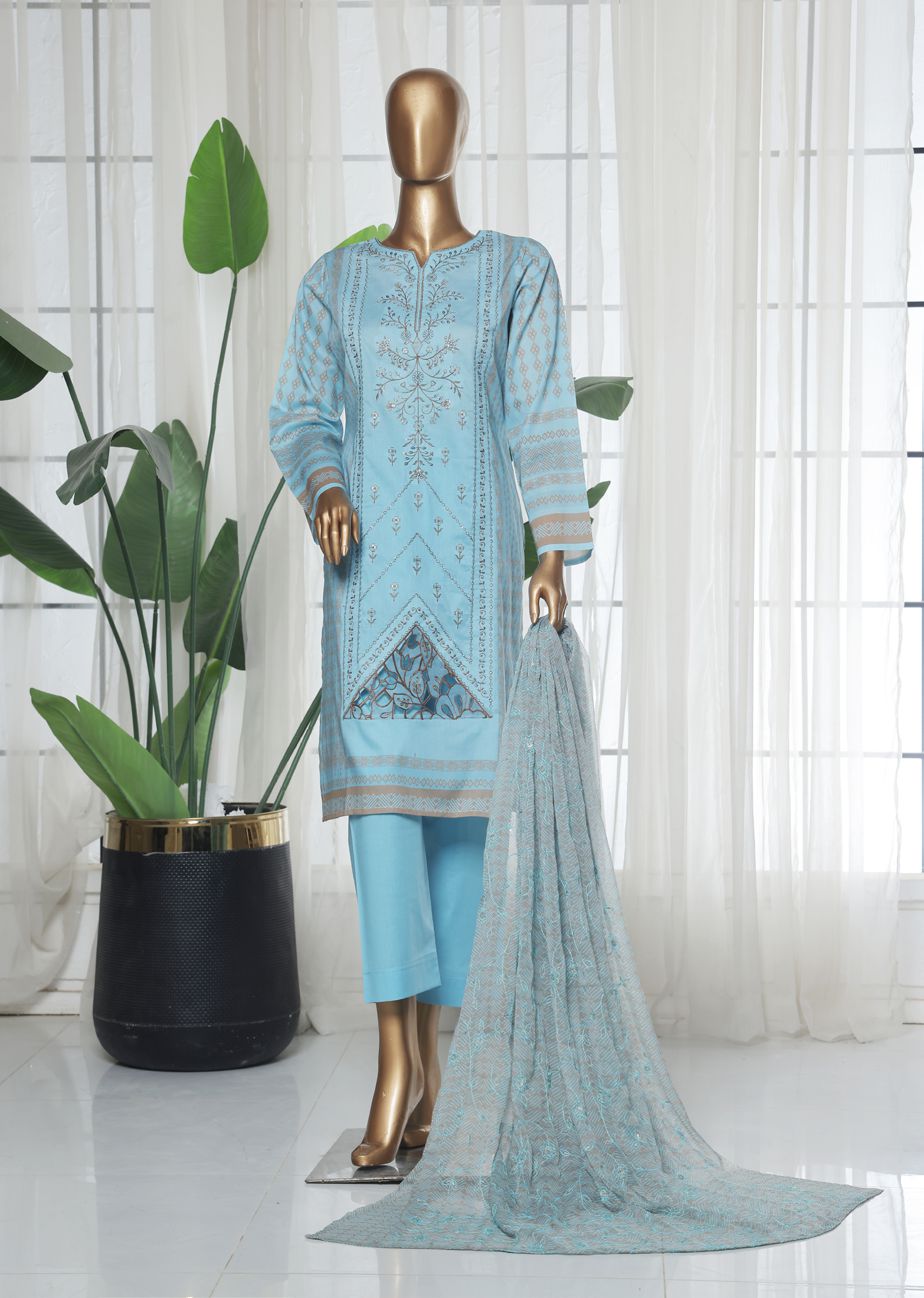 Vasl By Aifa Fancy Emb Lawn 3PC