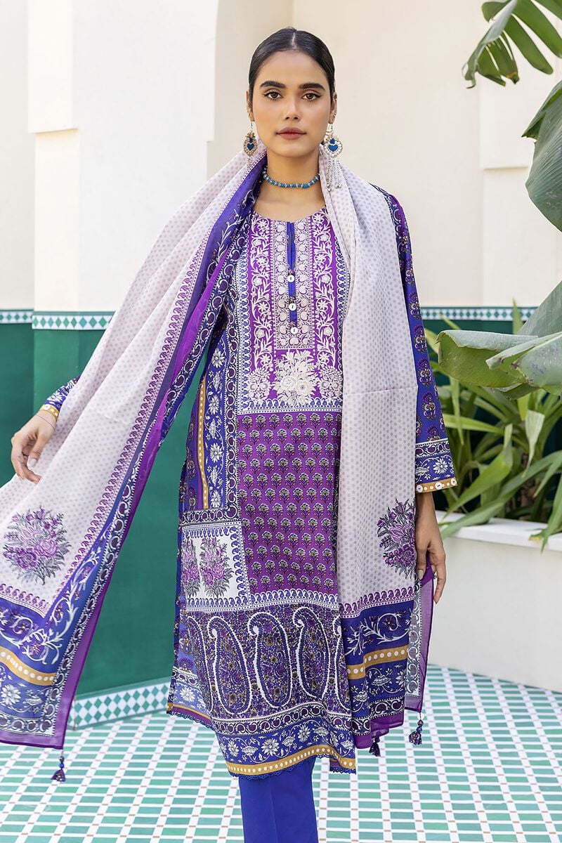 Khaadi Digital Printed Lawn 3PC