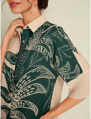 Lulusar Silk Shirt & Trouser 2-Pcs