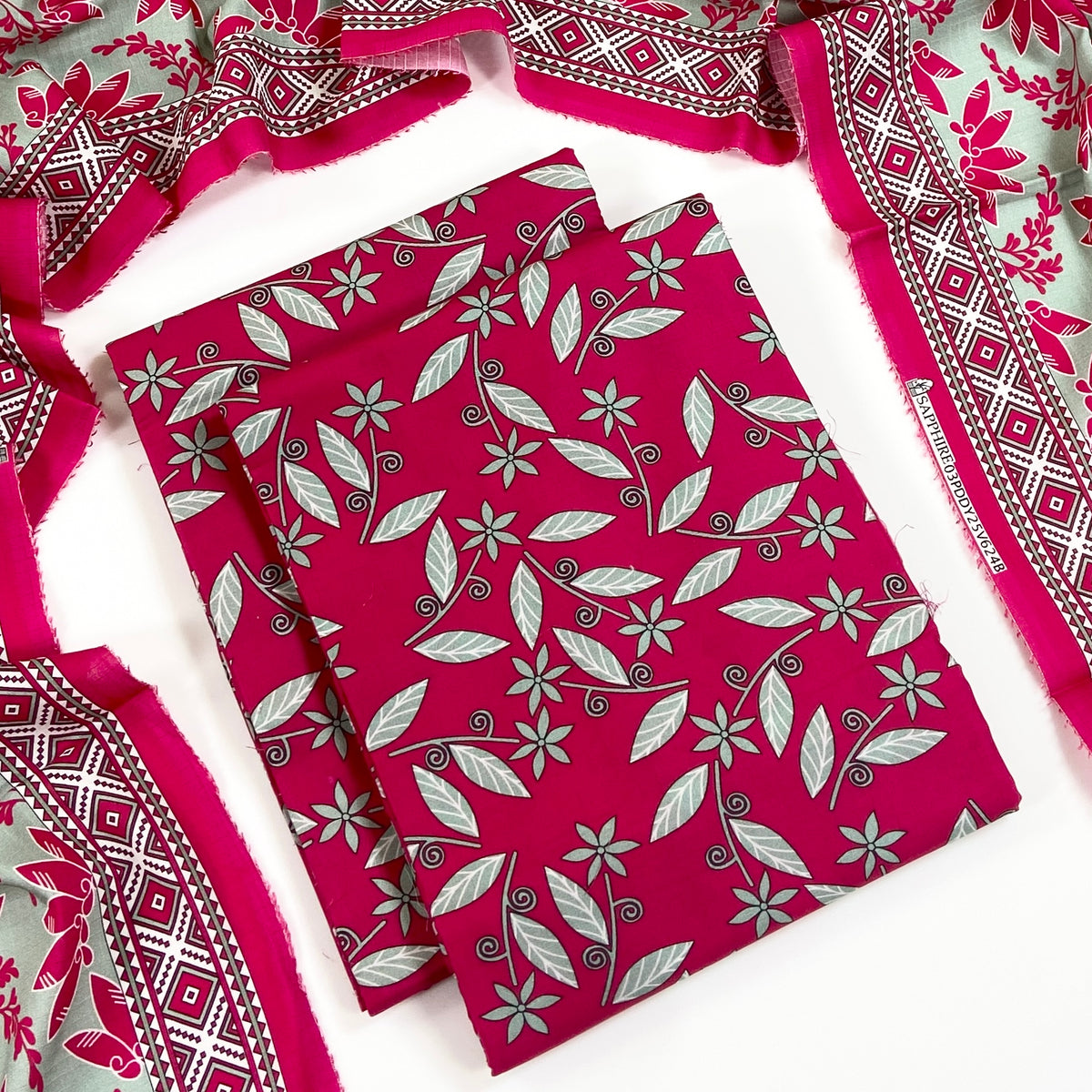 Sapphire Digital Printed Linen 3PC