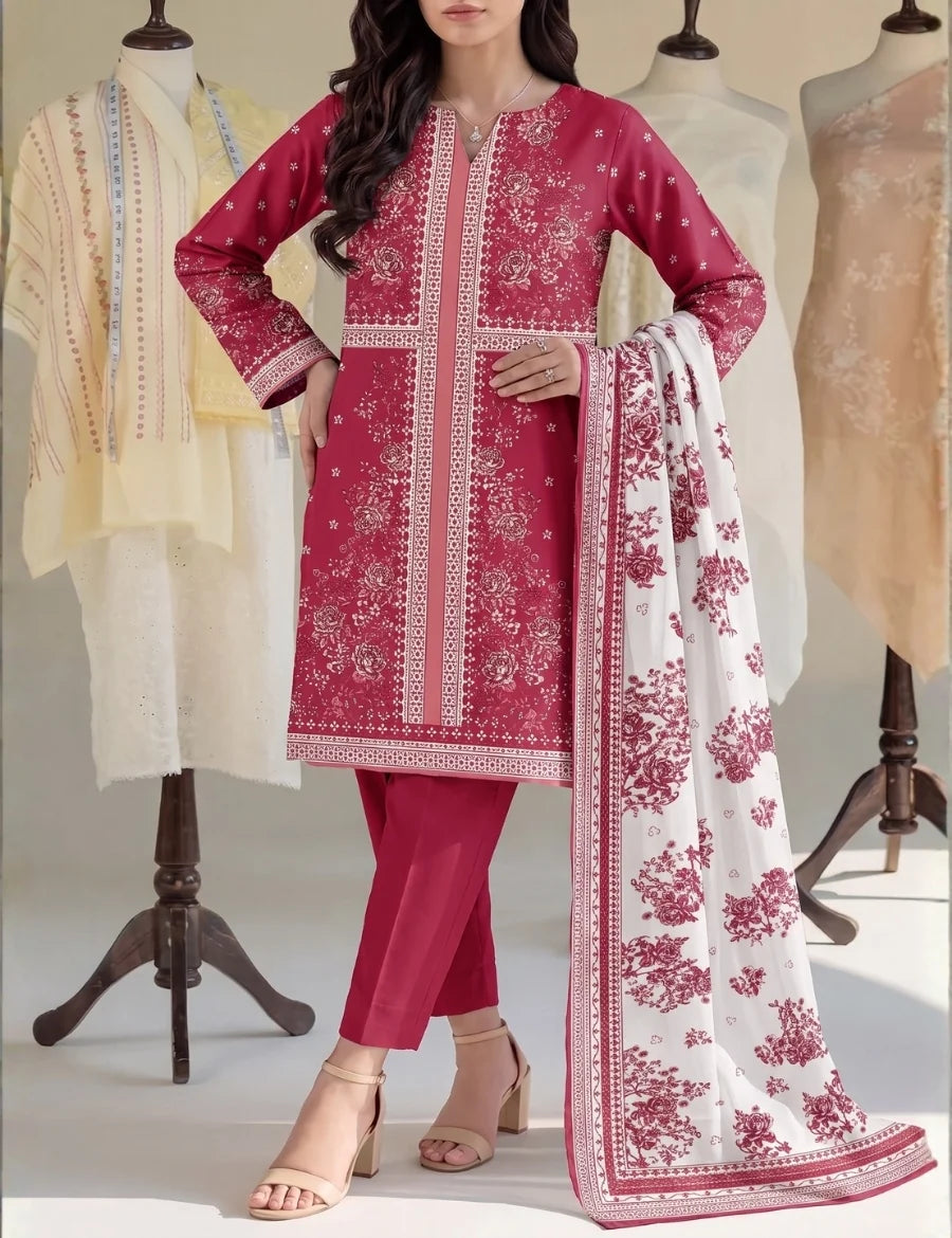 Saya Digital Printed Lawn 3PC