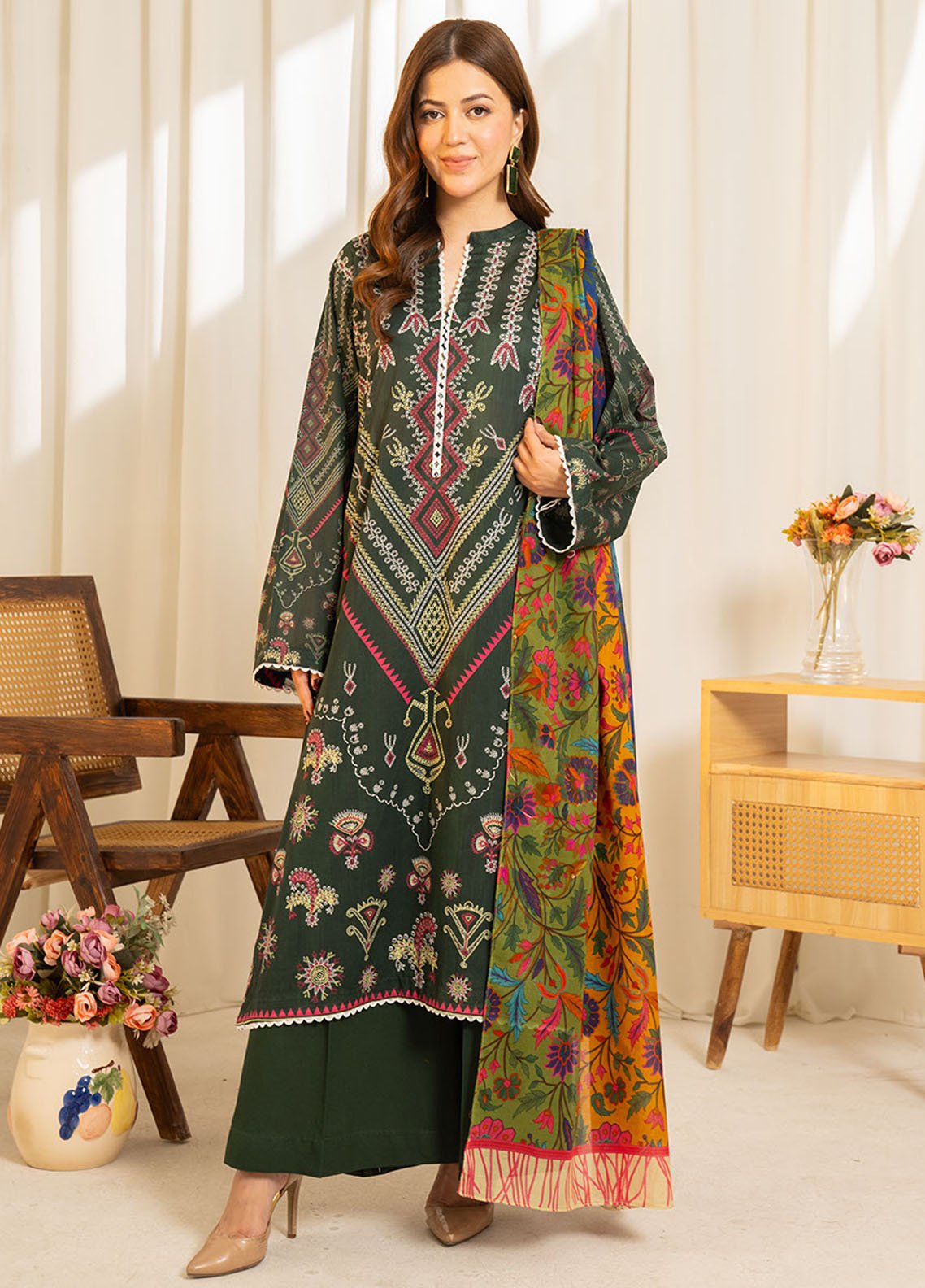 Coco By Zara Shahjahan Printed Lawn 3PC