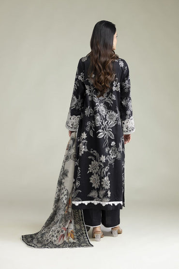 Khaadi Embroidered Lawn 3PC