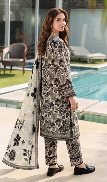 Reemse Digital Printed Banadora Lawn 3PC