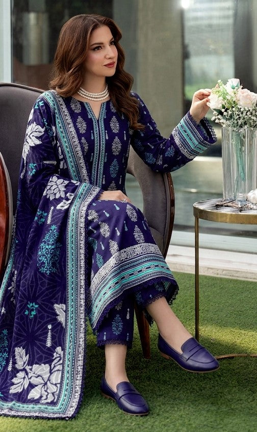 Reemse Digital Printed Banadora Lawn 3PC