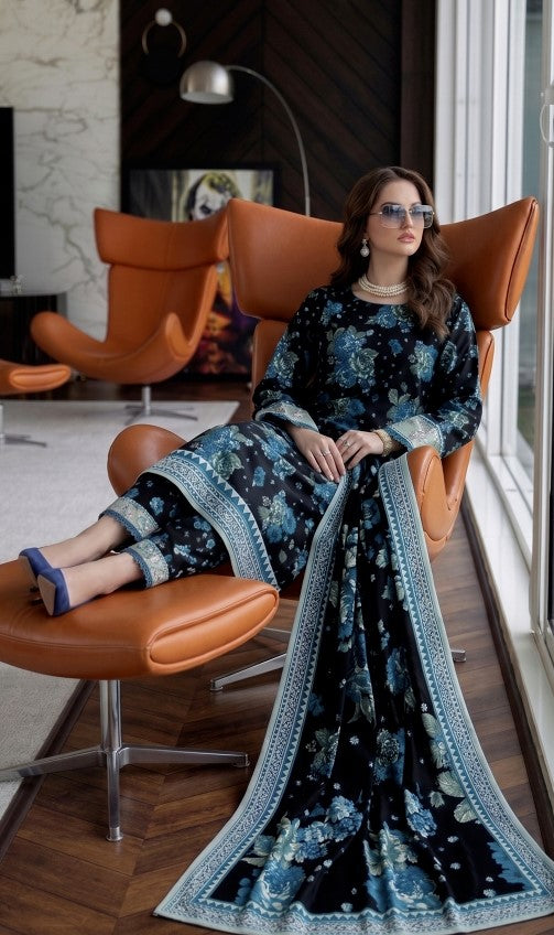 Reemse Digital Printed Banadora Lawn 3PC