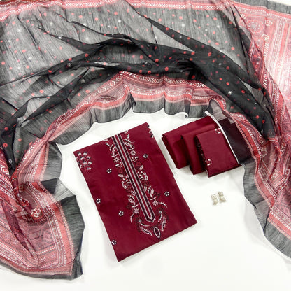 Lakhany Fully Embroidered Lawn 3PC