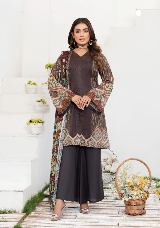 Safa Noor By Nigar Print Lawn 3-PC