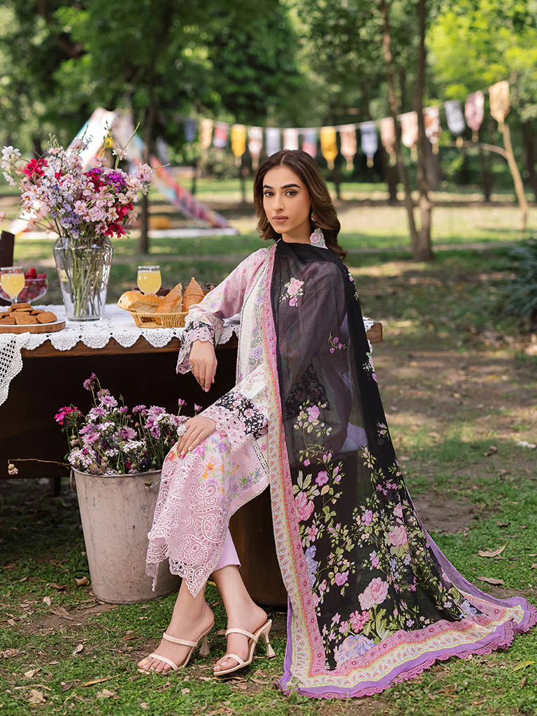 Rajbari | Schiffli Printkari Exclusive Lawn