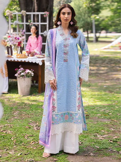 Rajbari | Schiffli Printkari Exclusive Lawn
