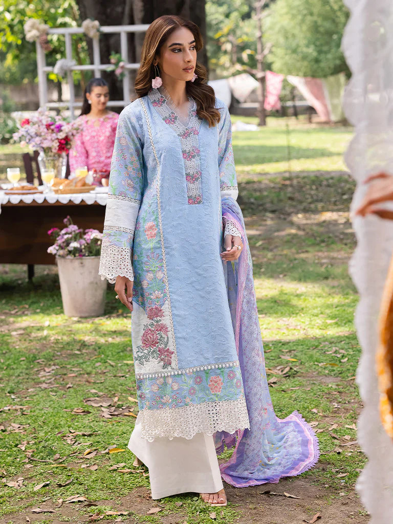 Rajbari | Schiffli Printkari Exclusive Lawn