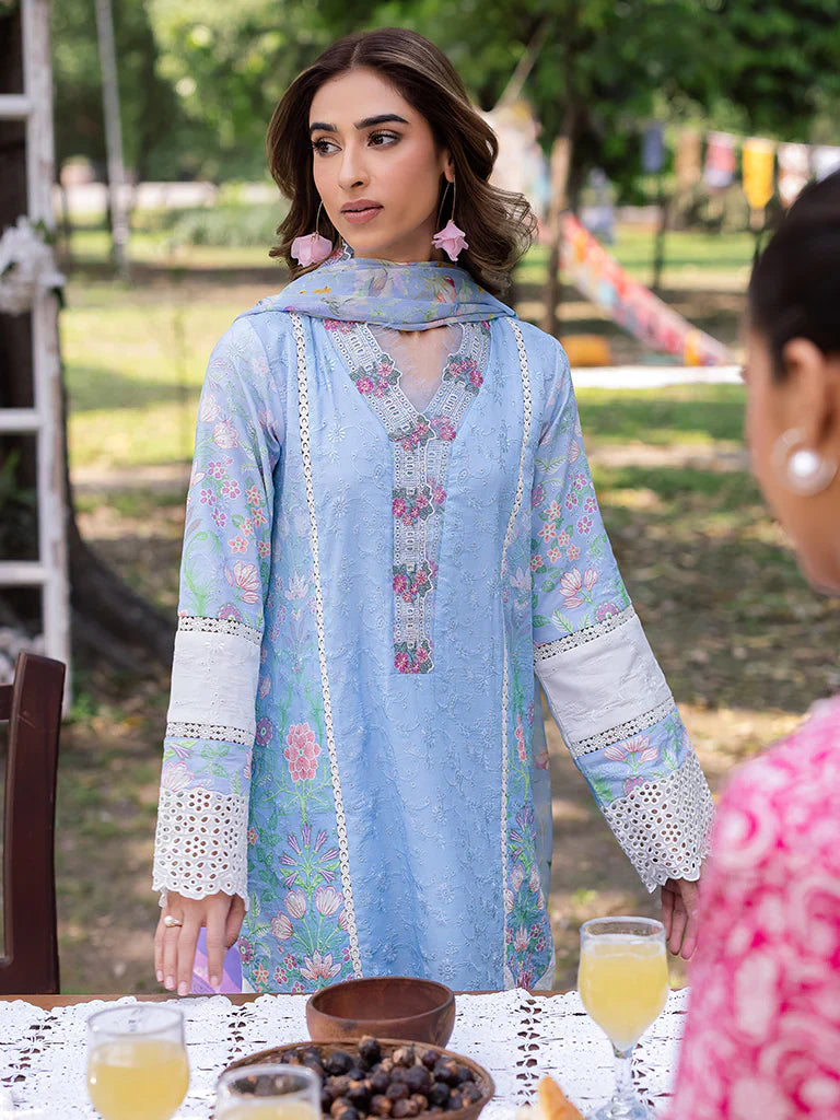 Rajbari | Schiffli Printkari Exclusive Lawn