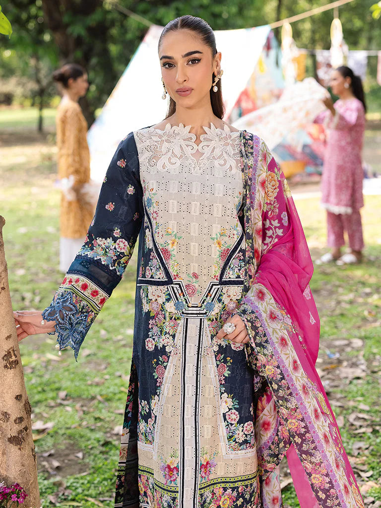 Rajbari | Schiffli Printkari Exclusive Lawn