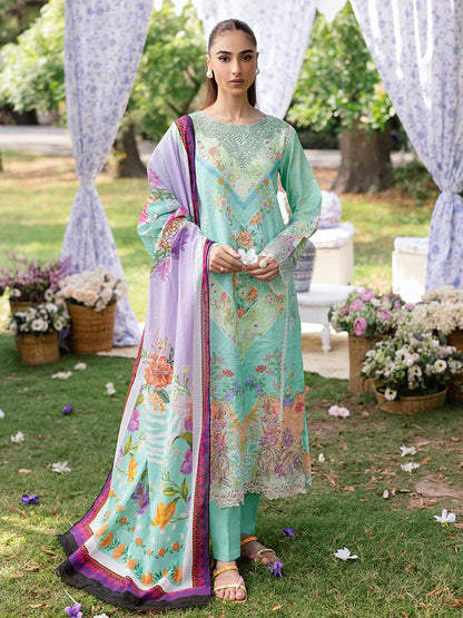Rajbari | Schiffli Printkari Exclusive Lawn