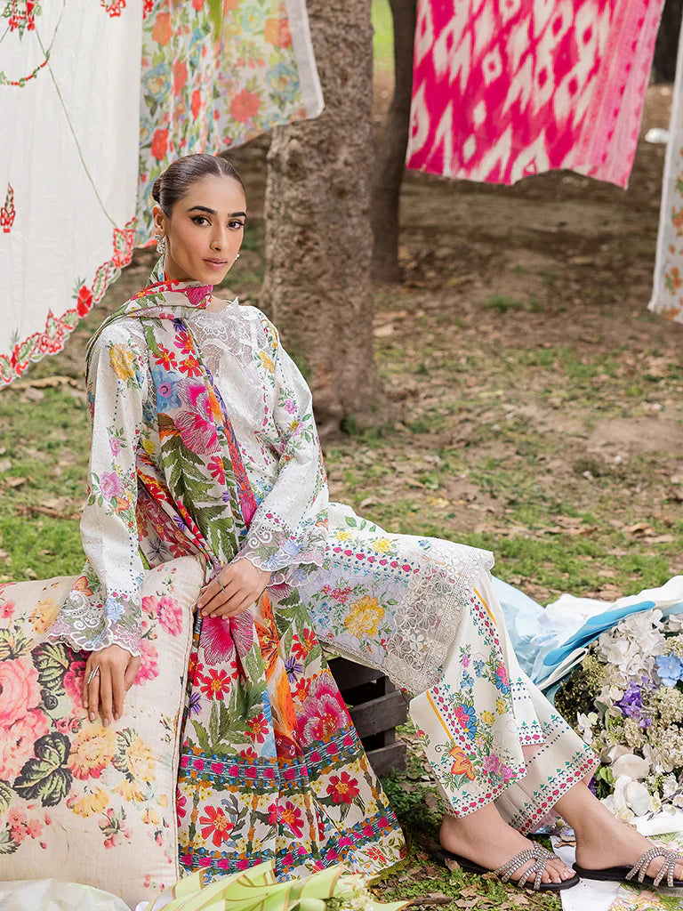 Rajbari | Schiffli Printkari Exclusive Lawn