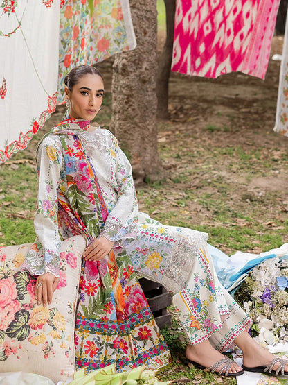 Rajbari | Schiffli Printkari Exclusive Lawn