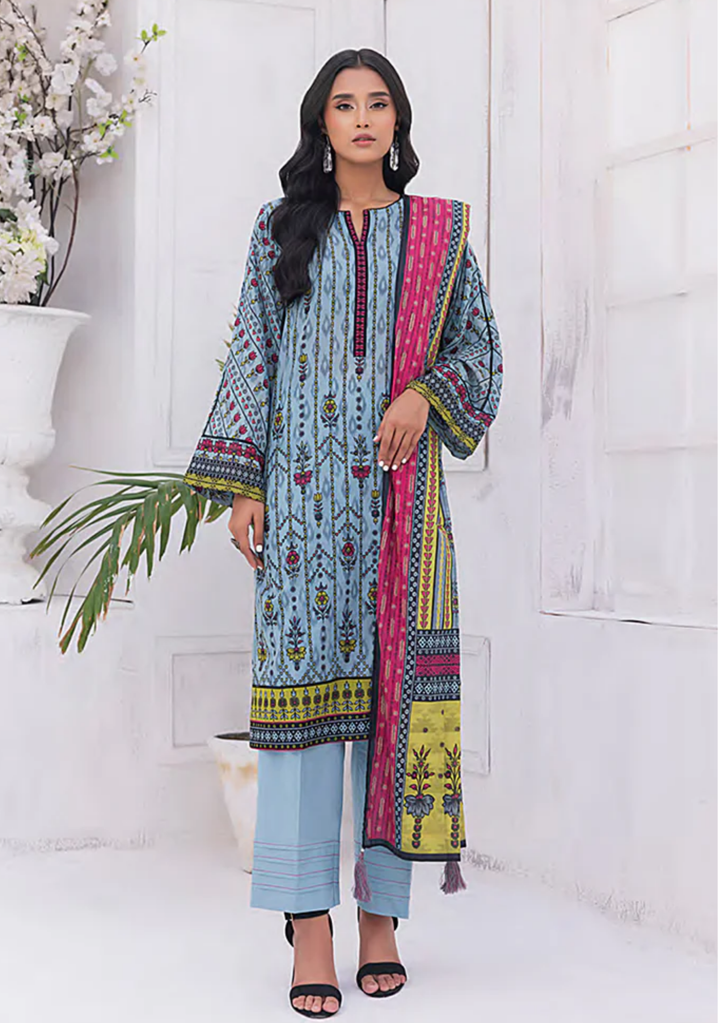Lakhany Digital Printed Lawn 3PC
