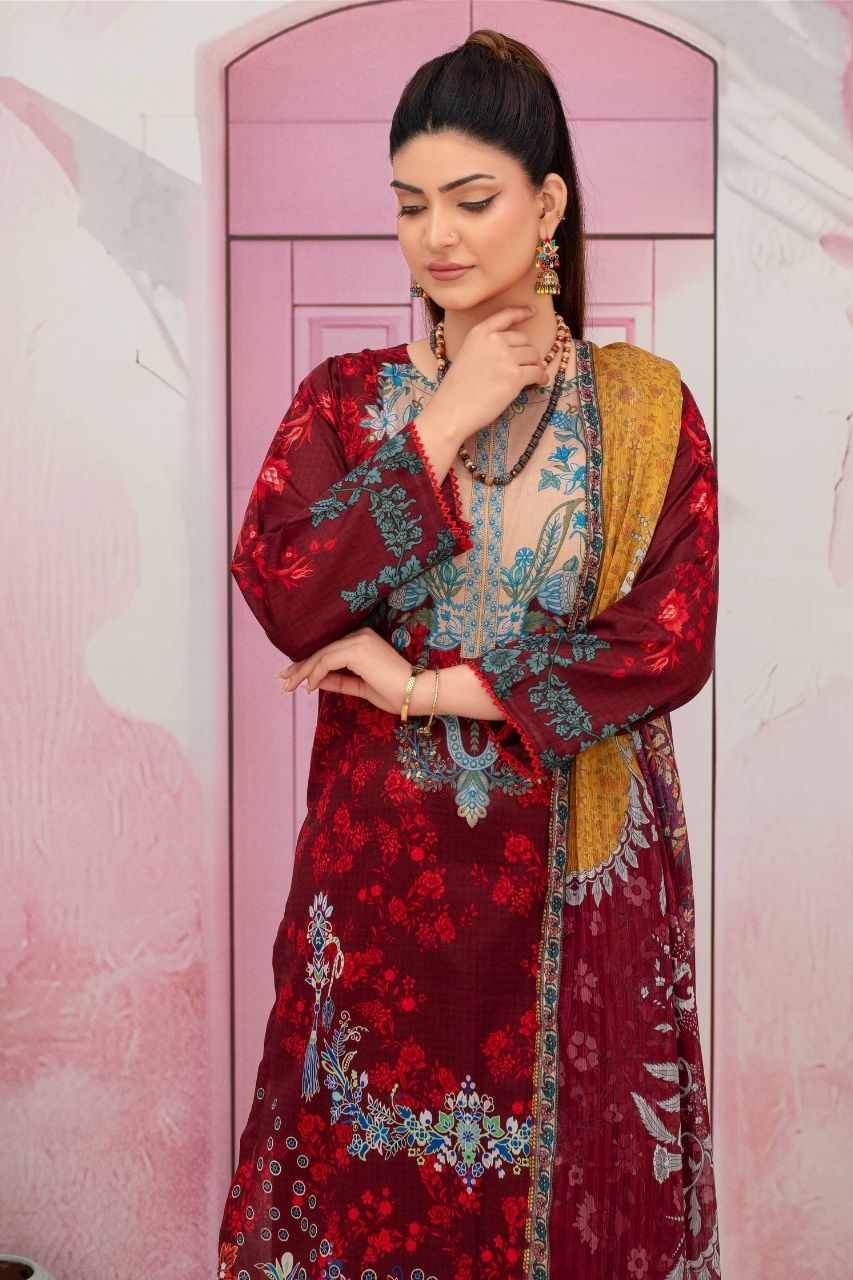 Fabiha By Feroza Digital Printed Lawn 3PC