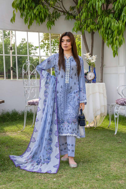 Raabi Premium Printed Lawn 3PC