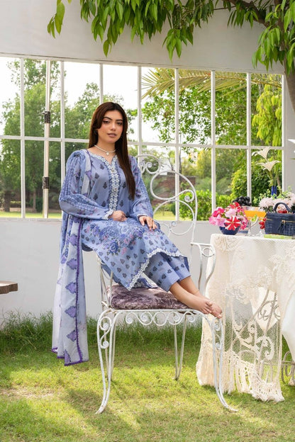 Raabi Premium Printed Lawn 3PC