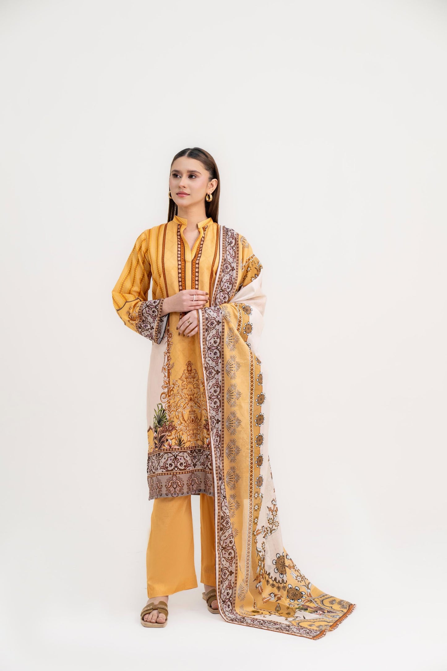 Sarah By Shanaya Premium Printed Lawn 3PC