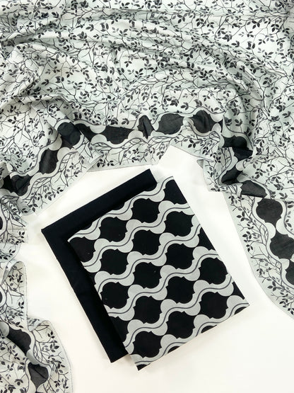 Regalia Black Series Digital Printed Lawn 3PC