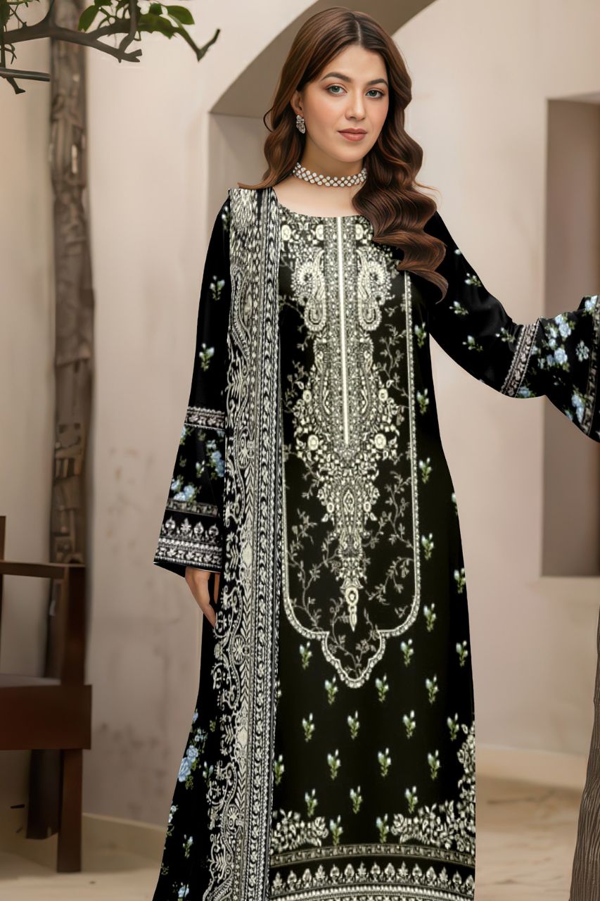 Mausummery Digital Printed Lawn 3PC