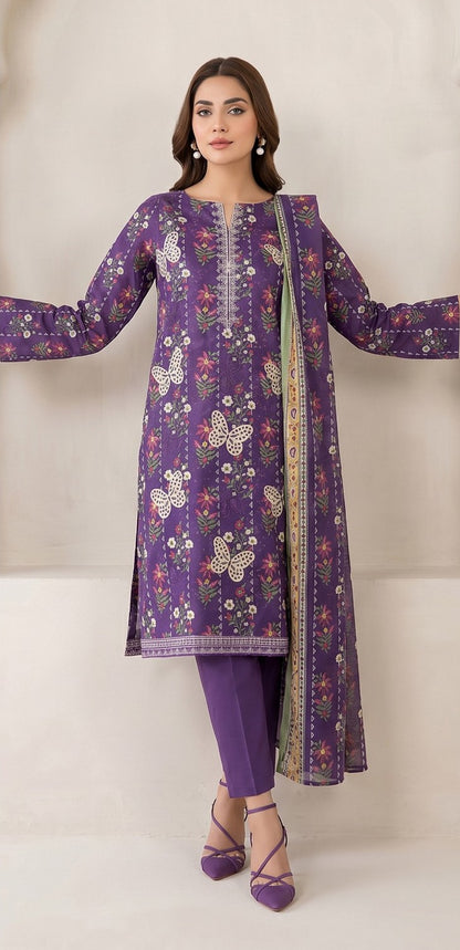 Maliha By Anaya Noor Emb Lawn 3PC