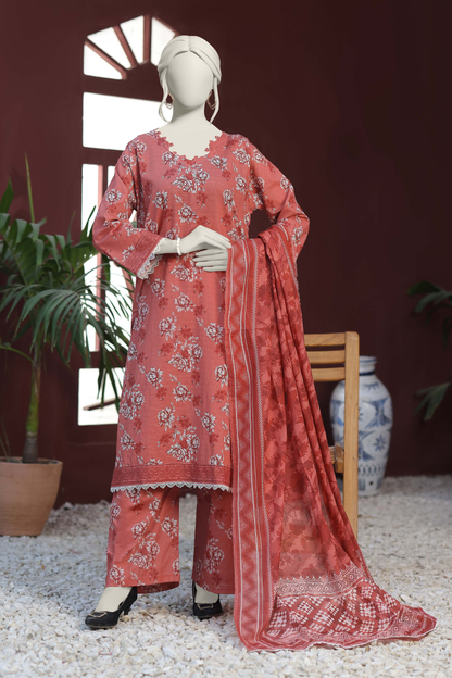 Almeerah Vol-3 Digital Printed Stripe Dora 3PC