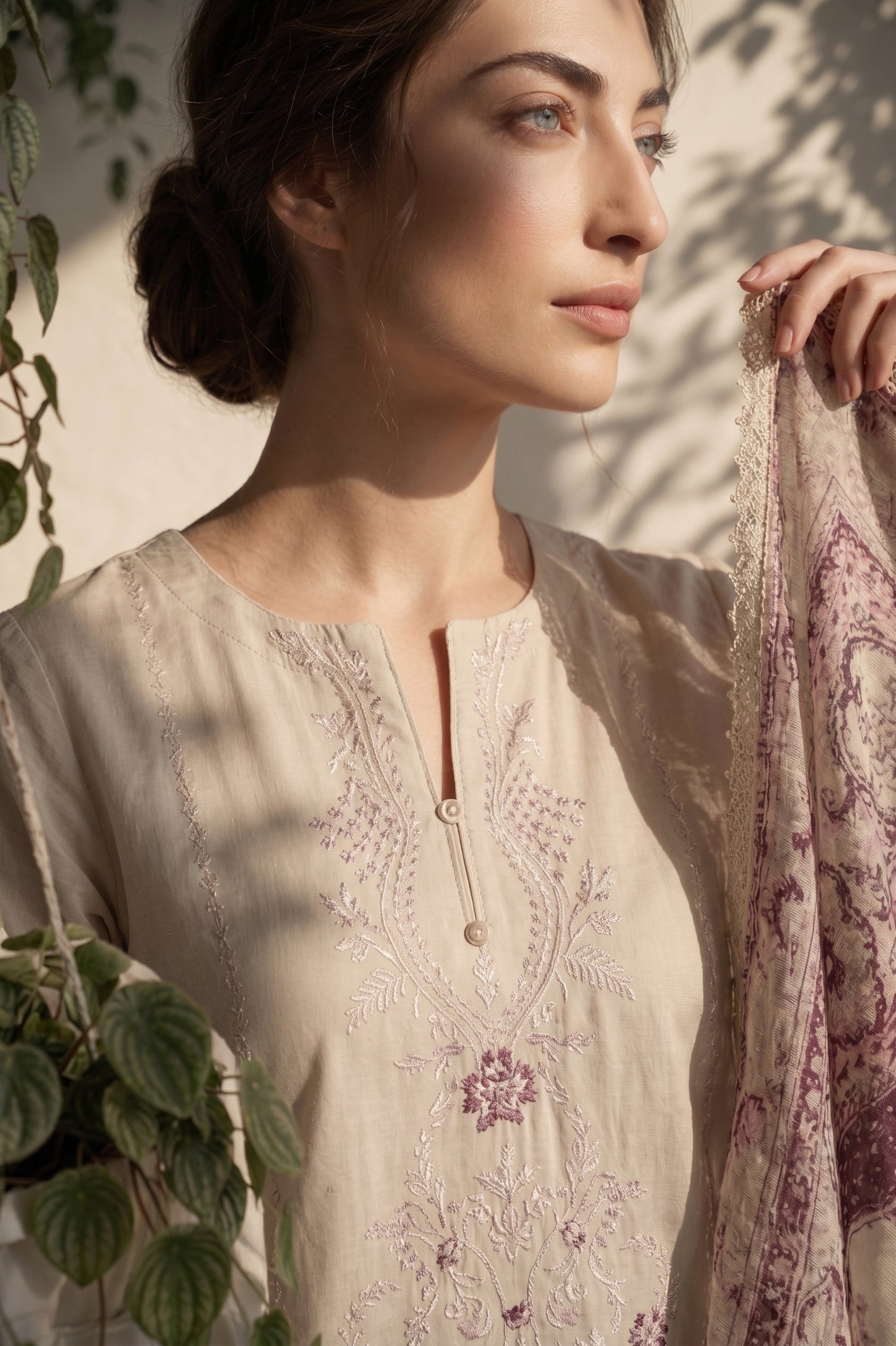 Dewani By Anaya Noor – Embroidered Lawn 3PC