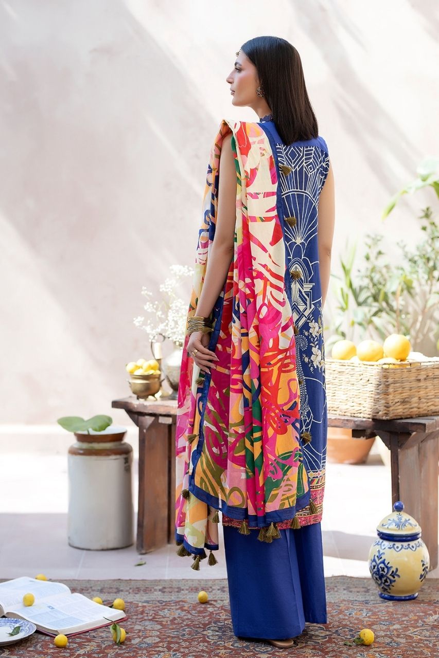 Mahr Mah By Paltar Luxury Printed Lawn 3PC