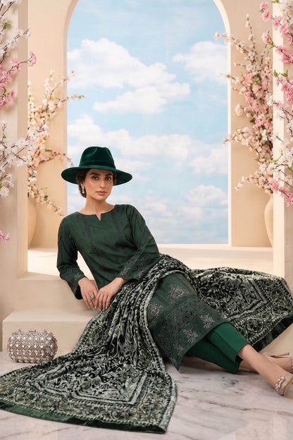 Marino By Anaya Noor Emb Marina With Plachi Dupatta 3PC