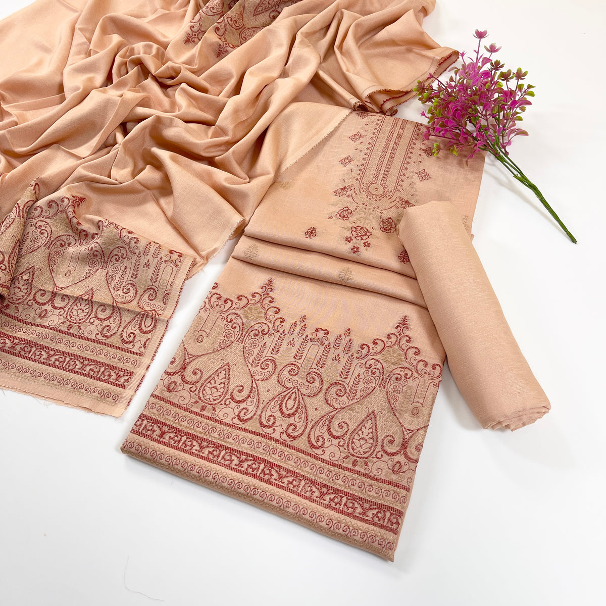 Sapphire Jacquard Karandi 3PC