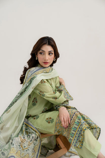 Sarah By Shanaya Premium Printed Lawn 3PC