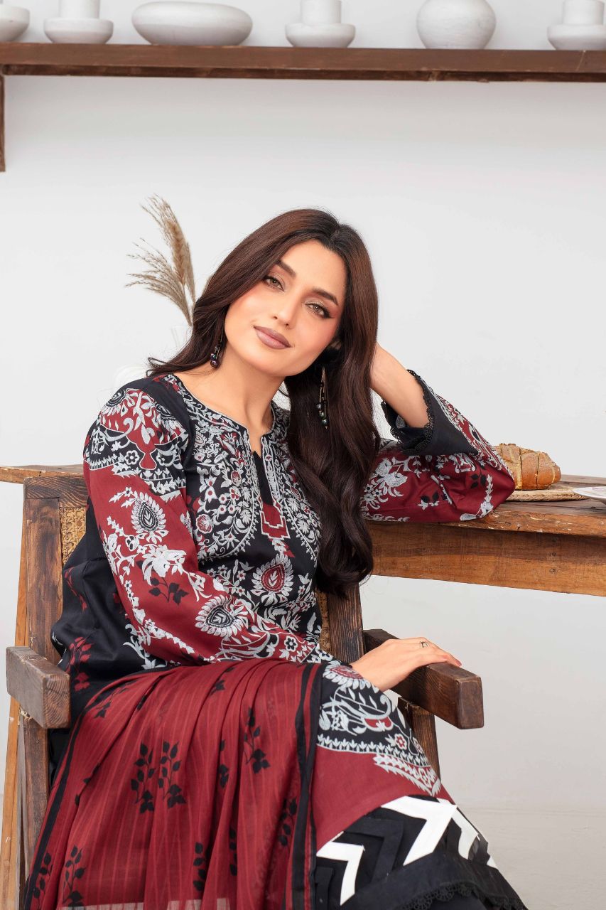 Fabiha By Feroza Digital Printed Lawn 3PC