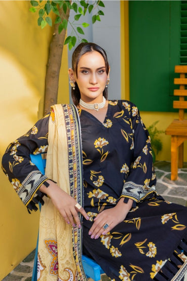 Rangoli By Janan Premium Printed Lawn 3PC