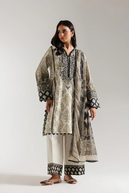 Ethnic Digital Printed Lawn 3PC
