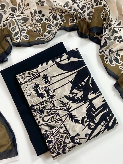 Ladly By Sonu Ali Digital Printed Lawn 3PC