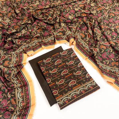 Rijja By Murashe Premium Printed Linen Viscose 3PC