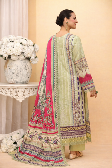 Aangan Digital Printed Lawn 3PC