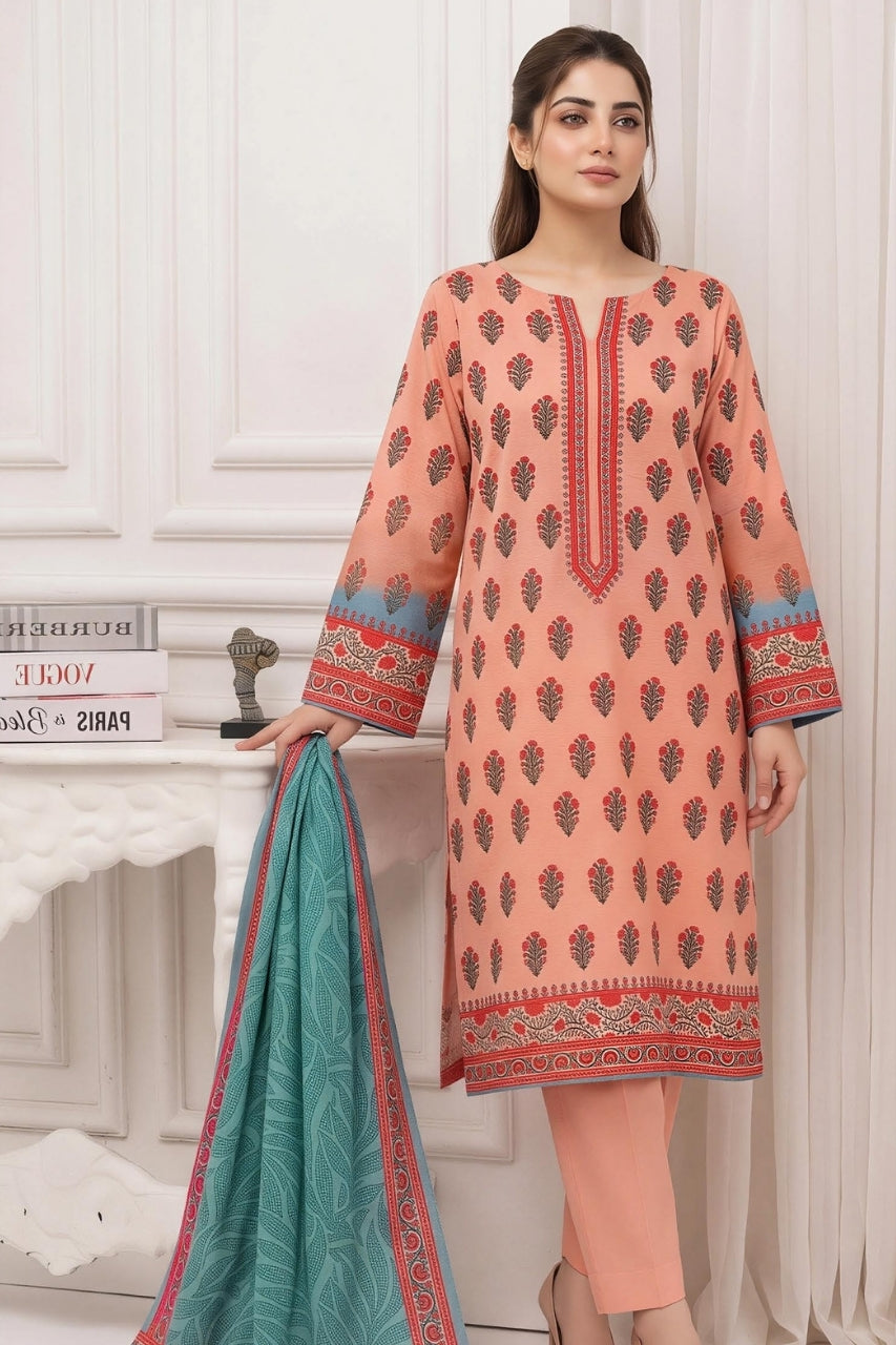 Mashaim Digital Printed Khaddar 3PC