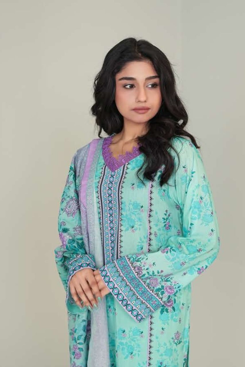 Basant Digital Printed Lawn 3PC